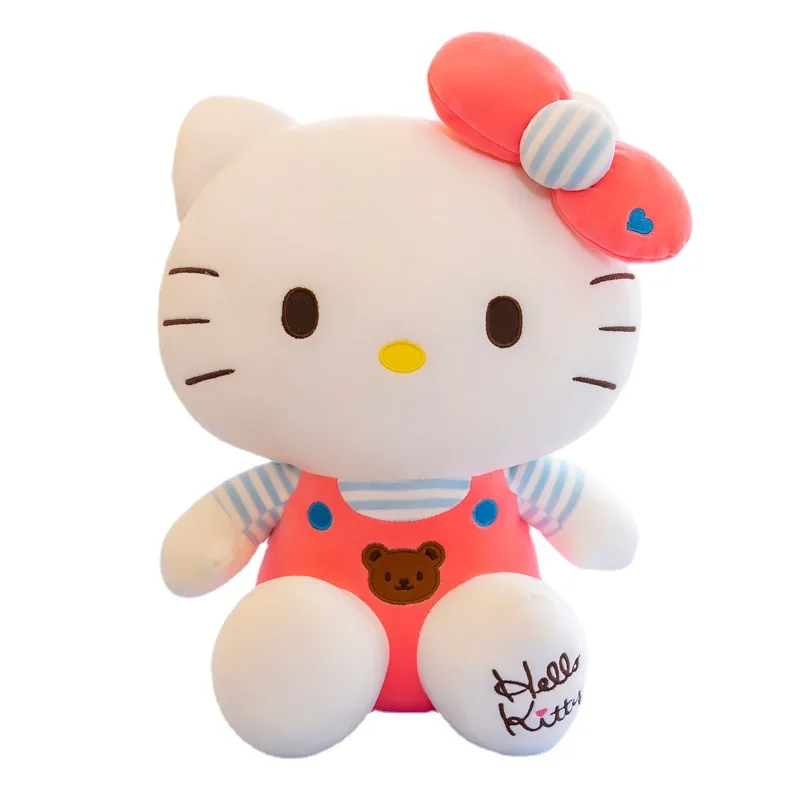 

Kawaii Sanrio мультфильм Hello Kitty Плюшевая Кукла Детская игрушка Kt Кот кукла девочка Подушка Мягкие набивные животные супер очаровательный подарок...