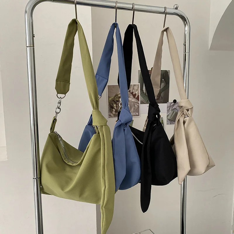 

Crossbody Bags For Women 2023 Designer Handbag Nylon Shopper Girls Chain Removable Adjustable Strap Messenger Shoulder Bag