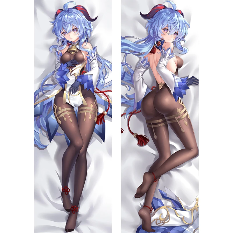

Full Size Hot Game Anime Dakimakura Genshin Impact Cartoon Dakis Ganyu Hugging Pillow Case