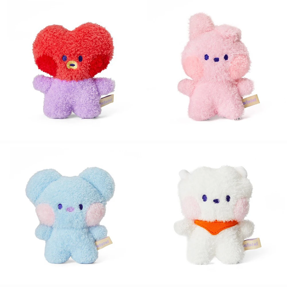 Bt21 10Cm High Quality Plush Toy Pendant Kawaii Kpop Bts Stuffed Animals Plushie Doll Bt21 Cartoon Hallyu Star for Girl Gift Toy
