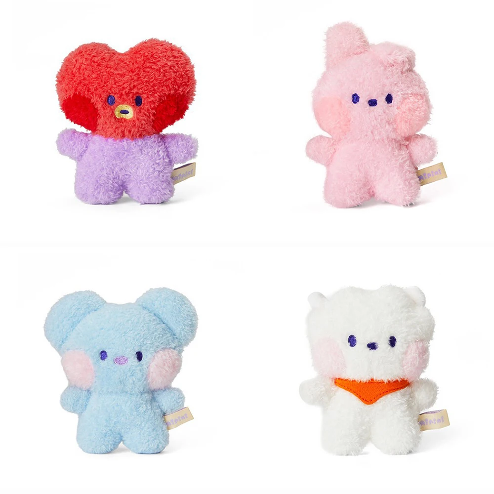 Bt21 10 см Высококачественная плюшевая игрушка кулон Kawaii Kpop Bts мягкие животные кукла