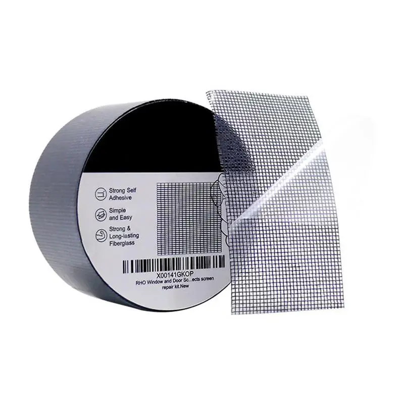 

Screen Repair Tape For Window And Door Screen Strong Adhesive Waterproof For Repair Mesh Tears Holes And Damaged Parts