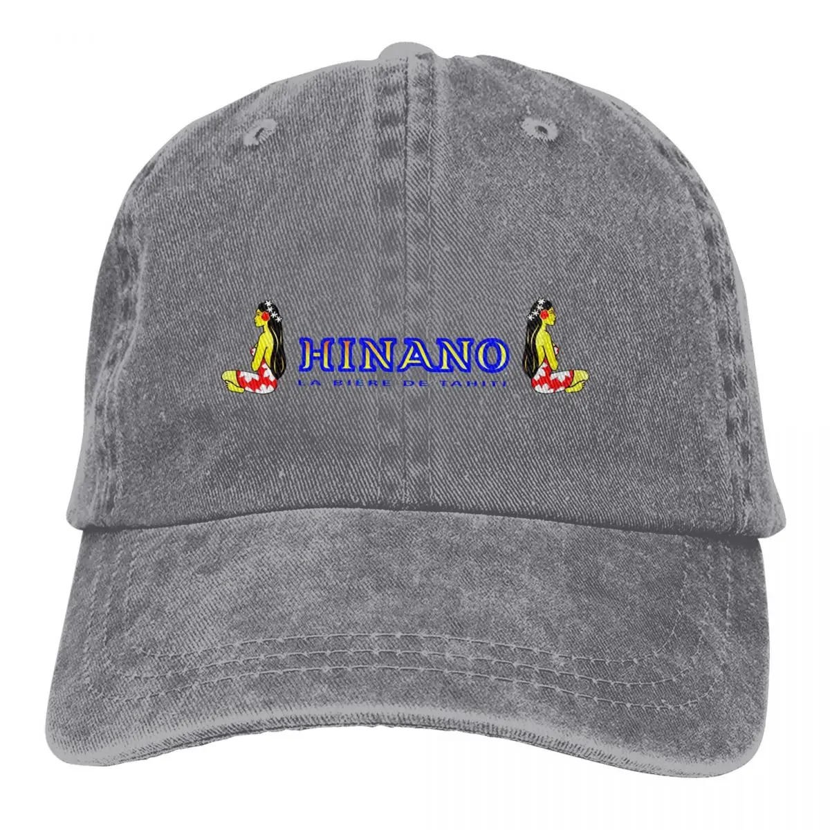 

Hinano Tahiti Beach Leisurely Multicolor Hat Peaked Women's Cap Drink Personalized Visor Protection Hats