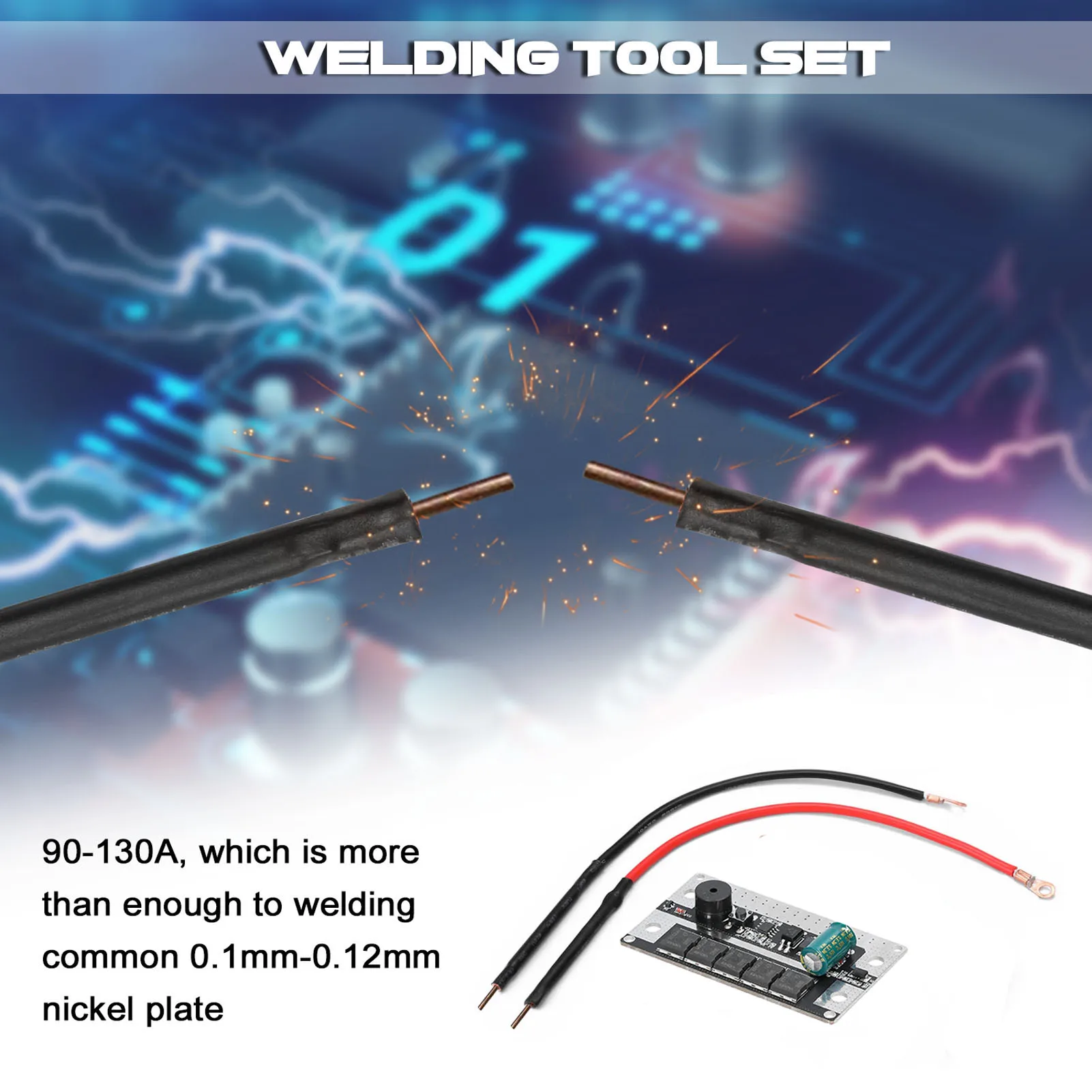 Комплект сварочный портативный сделай сам 12 В устройство для сварки пятен на