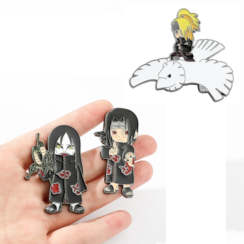

Classic Anime Brooch Cartoon Ninja Character Creative Alloy Badge Pin Cute Jewelry Fan Souvenir Gift Backpack Clothes Accessorio