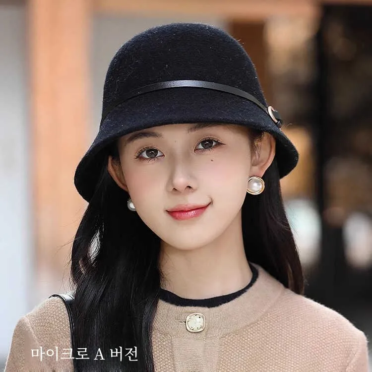 Элегантная флисовая рыбацкая шапка Hepburn Sle женская осенне-зимняя вязаная с