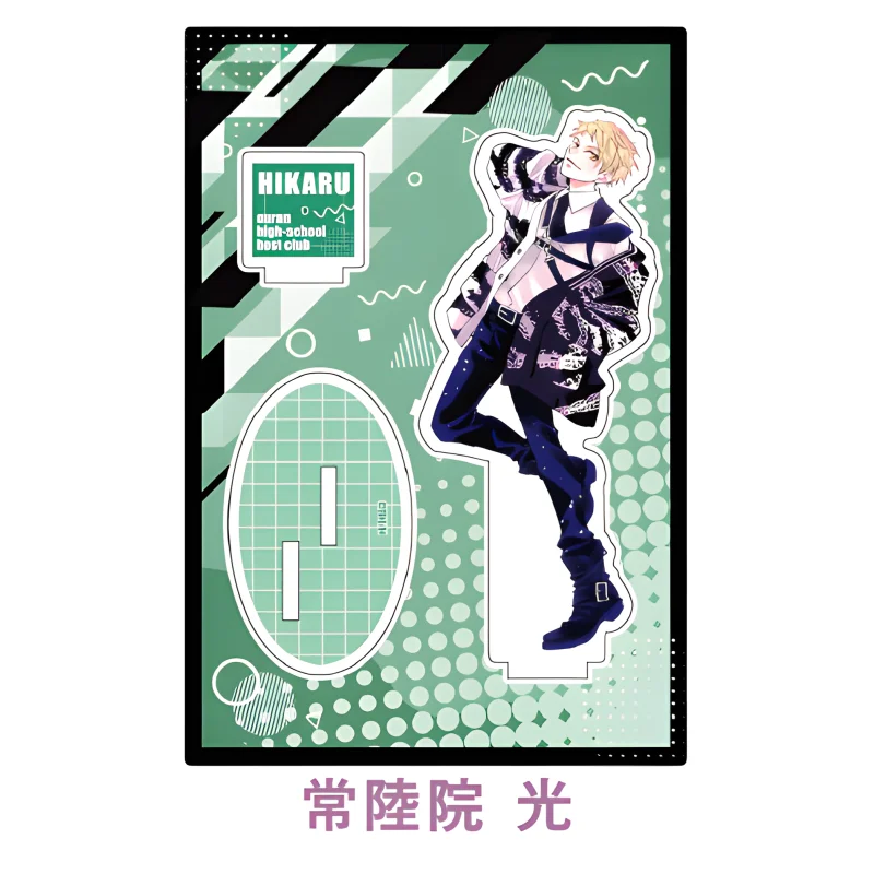 Фото Акриловая фигурка-подставка 15 см Харухи Фудзико и Тамаки Суо из Ouran High School Host Club, настольное украшение, брелок №2