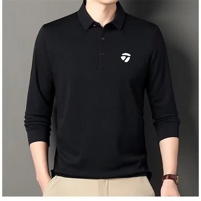 

Мужская одежда для гольфа, новая футболка 2023, мужская одежда для гольфа, осенняя рубашка, высококачественная роскошная брендовая теннисная одежда для гольфа, мужской топ