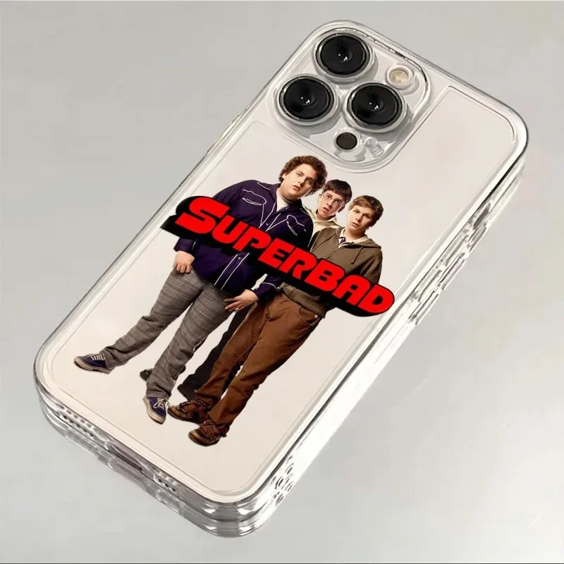 Фото Чехол для телефона Mclovin Movie Superbad для iPhone 17, 16e, 16, 15, 14, 13, 12, 11 Mini, Air, Pro, Max, X, XR, XS Max, 7, 8 Plus, прозрачный, мягкий, с защитной задней панелью №3