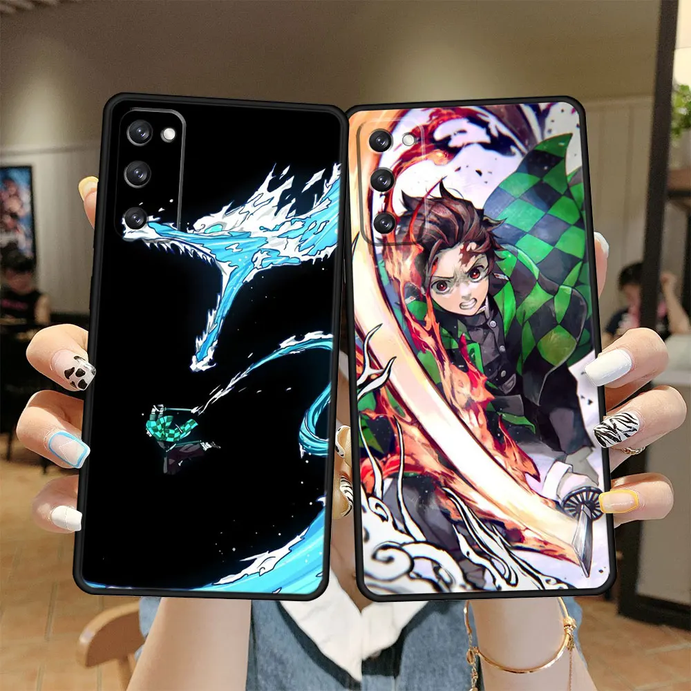 

Celular Original Soft Demon Slayer Case Funda for Samsung Galaxy S22 Ultra S9 S10 Plus S20 S21 FE 5G S21Plus S9Plus S21+ S104G
