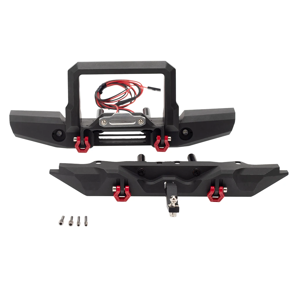 

10 Metal Bumper Wear Resistant Innovative Design Exquisite Cool High Precision Reliable Upgrade Rc Crawler Parts