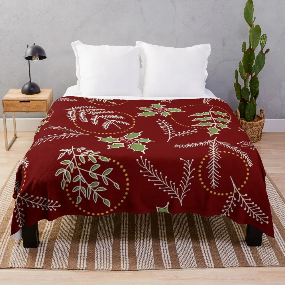 

Классическое рождественское одеяло, модные одеяла для дивана, дизайнерское одеяло