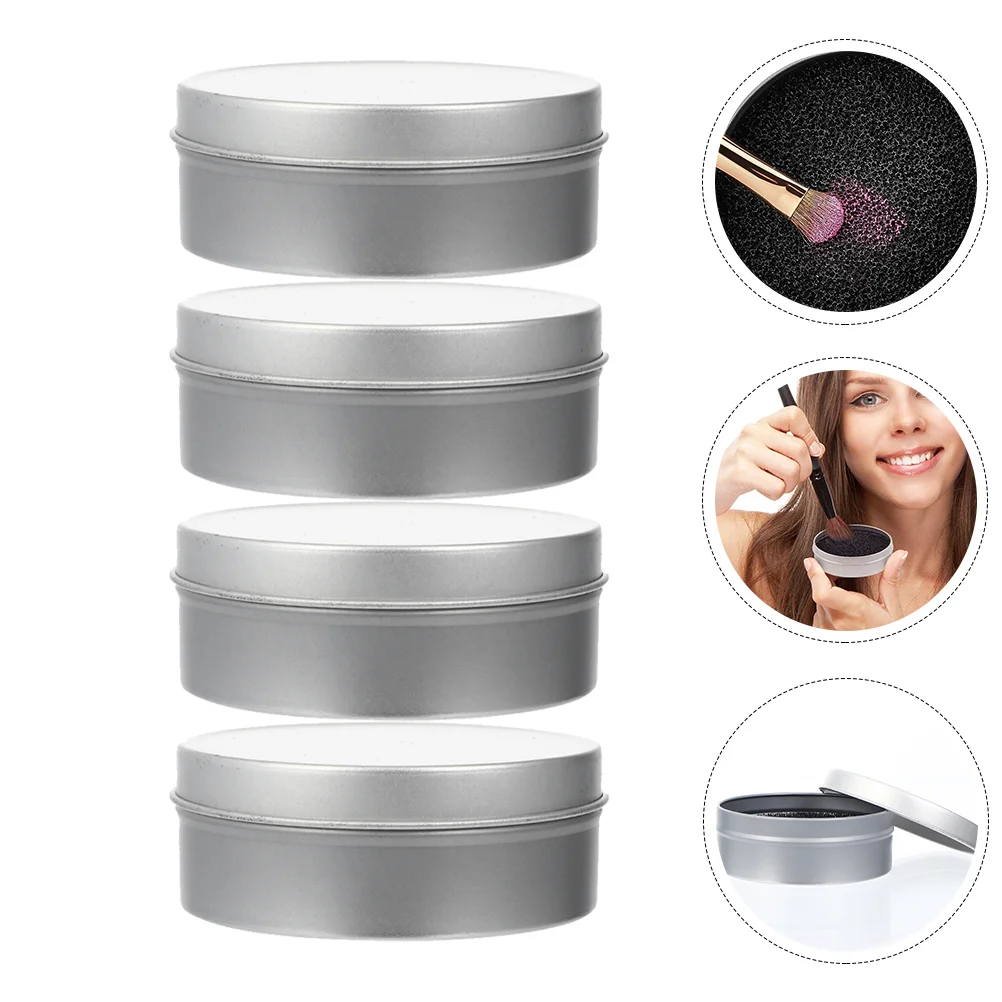 

Makeup Sponge Brush Cleaner Color Dry Removal Box Cleaning Brushes Clean Quick Blush Cleansercase Eyeshadow Eye Shadow Or