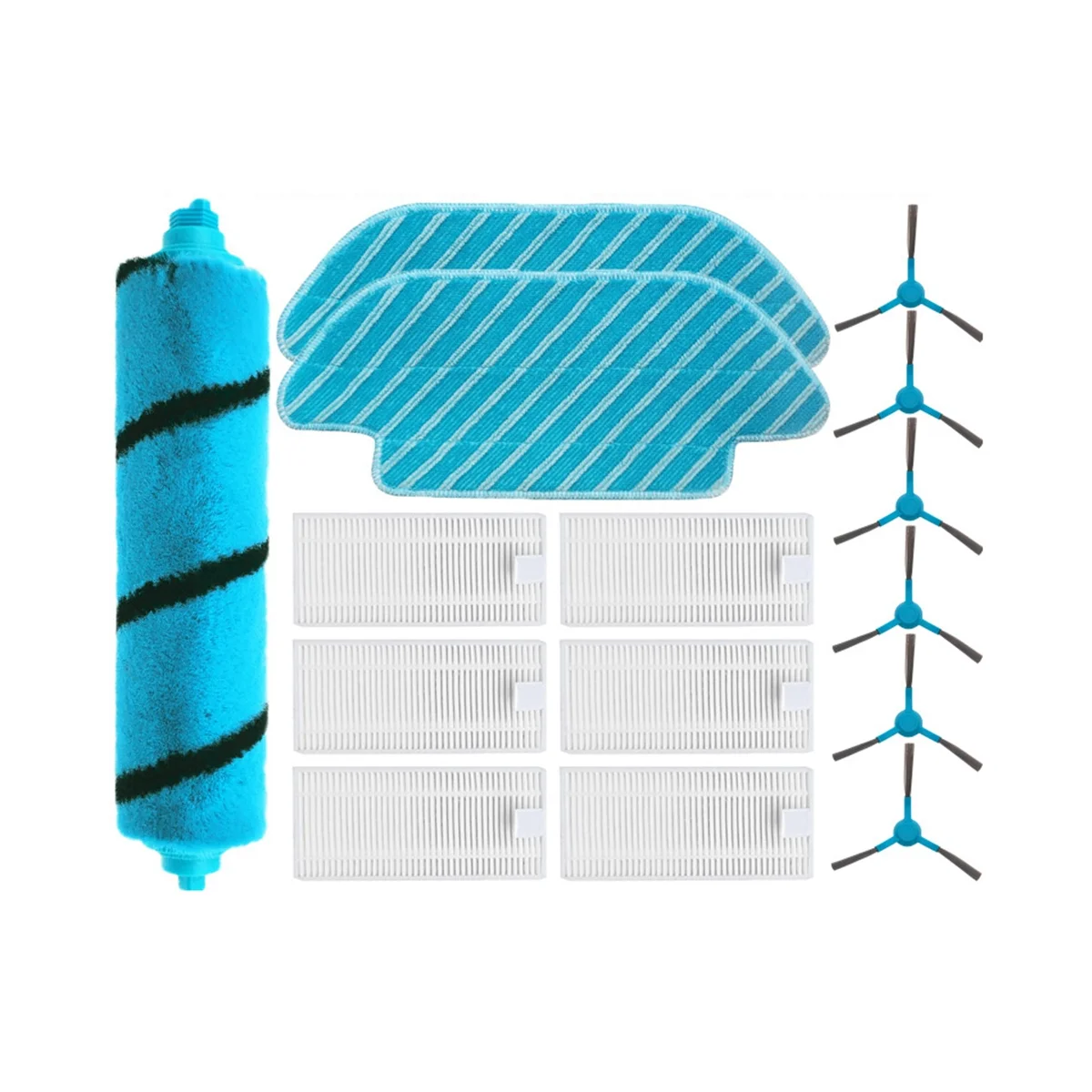 

For Cecotec Conga 4090 4490 4690 5090 5490 Robot Vacuum Cleaner Spare Parts Main Side Brush Hepa Filter Mop Rag