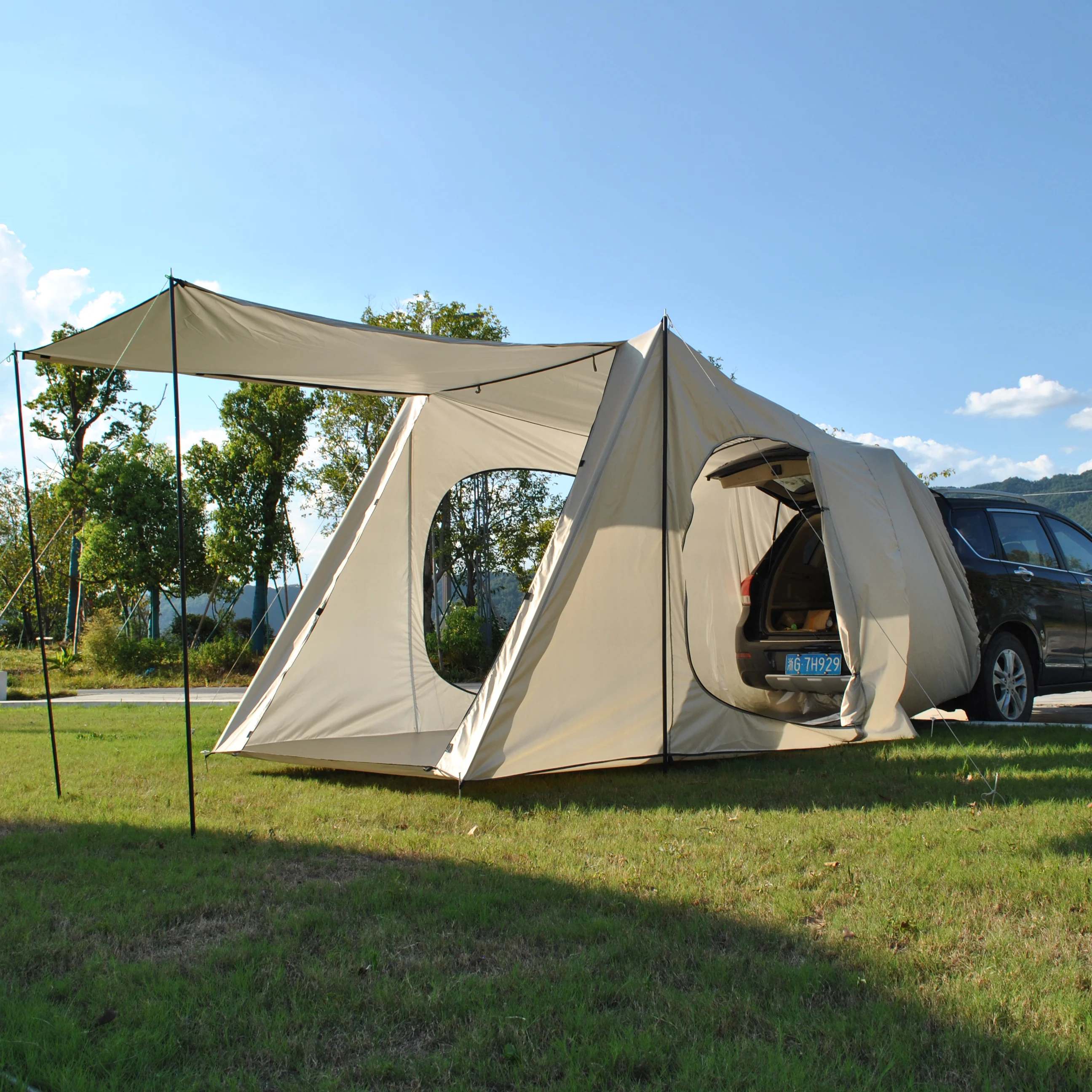 Уличная палатка с удлинителем заднего автомобиля задняя для самостоятельного