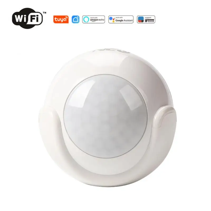 

WiFi Smart Human Body Sensors Tuya PIR Motion Sensor Detector Security Burglar Alarm APP Control With IFTTT Alexa Google Home