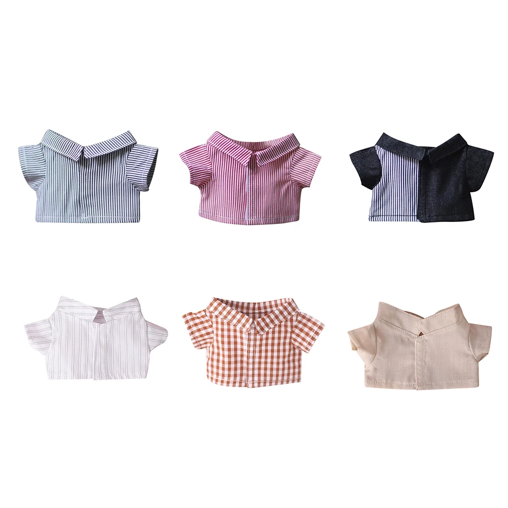 

Классические полосы для кукольной одежды Idol 20 см, хлопковая одежда для смены одежды, игровой домик, игрушка, куклы, летняя рубашка, аксессуар...