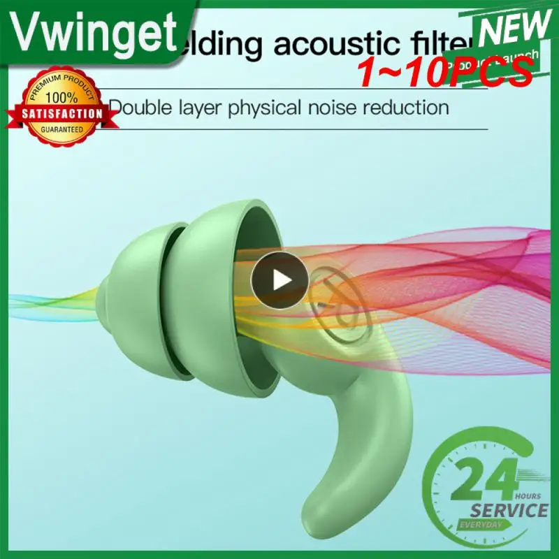 

1-10 шт., силиконовые водонепроницаемые беруши для плавания