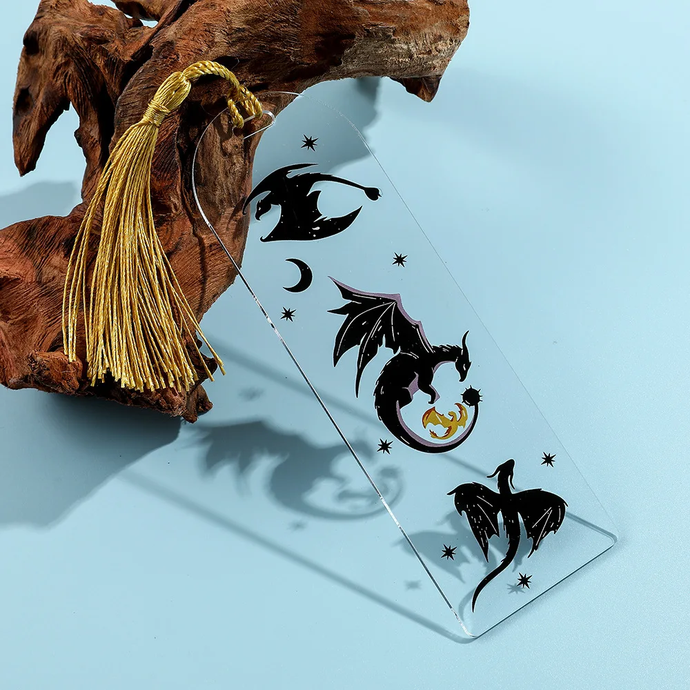 

Акриловые закладки «Черный Дракон»