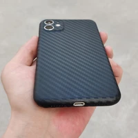 2022 0 35mm new for iphone 13 12 11 mini pro max carbon fiber pattern ultra thin pp mobile phone case cover