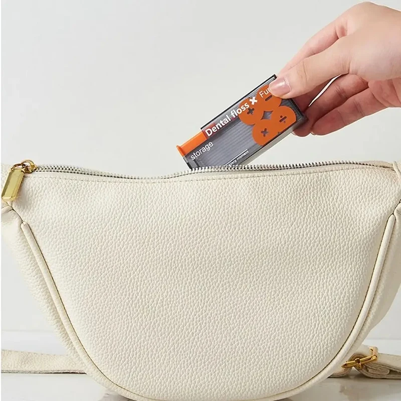 10 шт./коробка автоматическая всплывающая коробка для хранения зубной нити