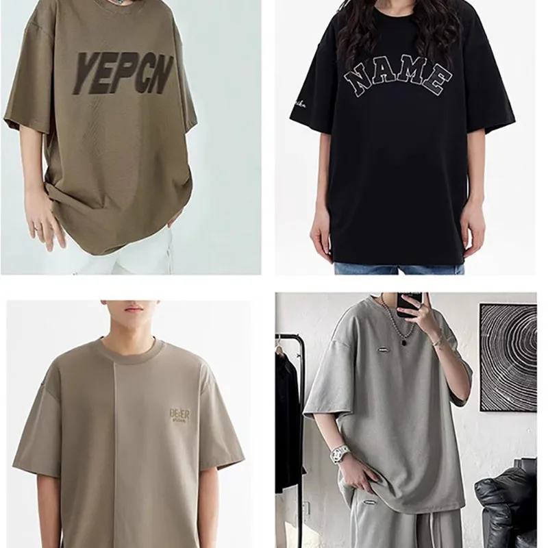 Вязаная трикотажная ткань Толстая двойная пряжа для футболок хлопковые