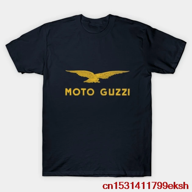 

Мотоциклы Moto Guzzi, Мужская Классическая футболка с круглым вырезом и коротким рукавом для взрослых