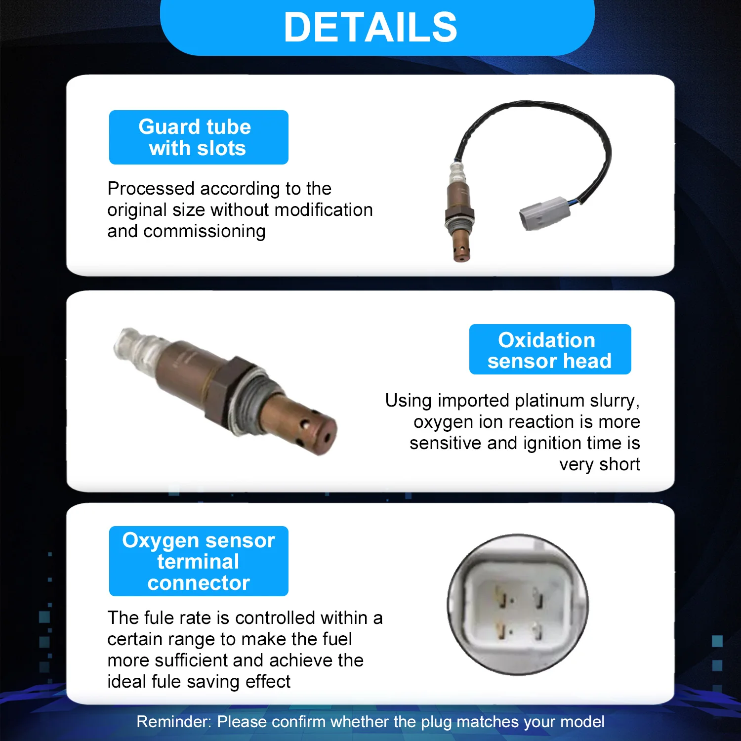 Датчик кислорода O2 22693-JA00B 22693JA00B для 2007-2010 NISSAN X-TRAIL Altima Rogue 2.5L DOX-1447 234-9073 226A3-ES60A