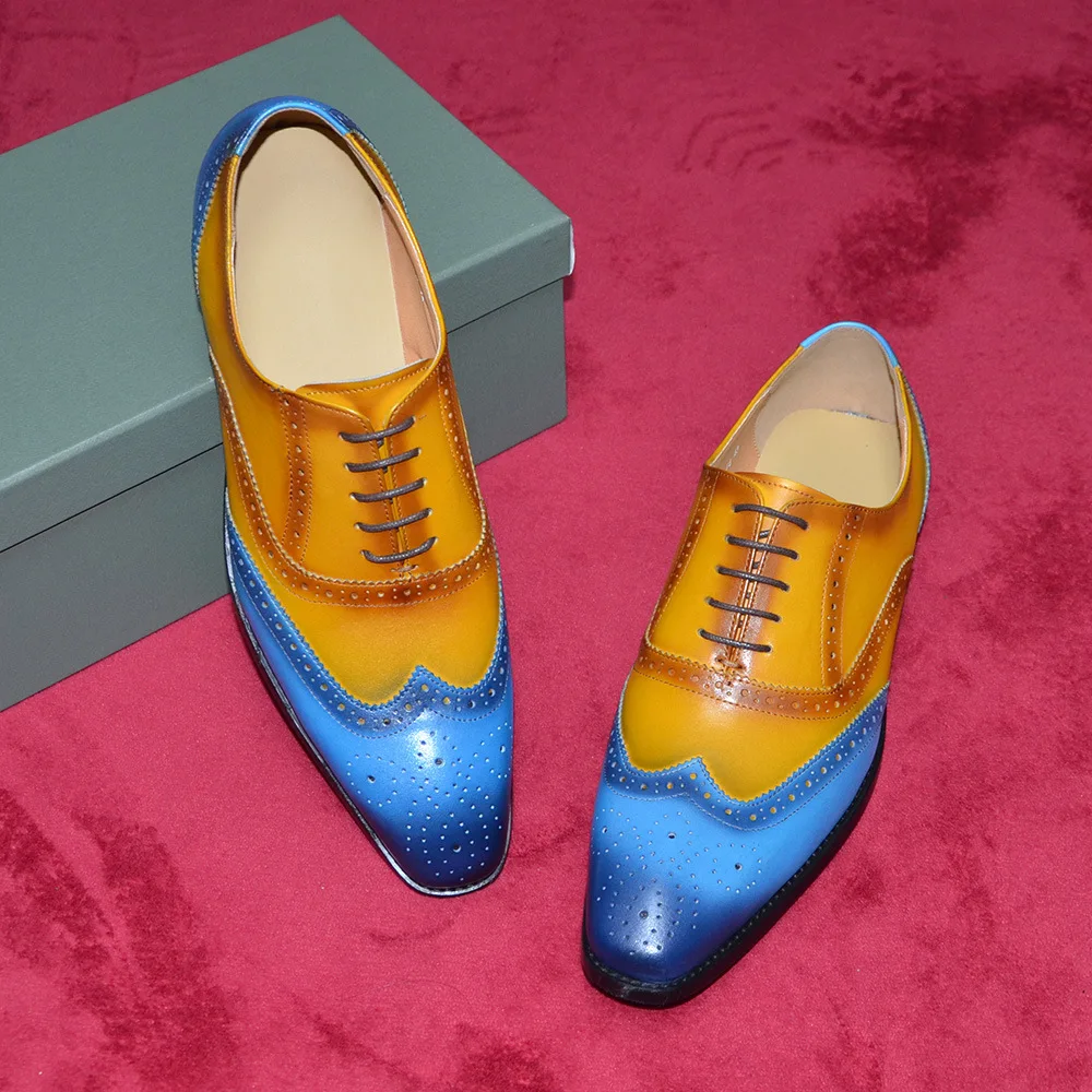 Новые мужские туфли Chaussures Hommes De Luxe En Cuir Véritable роскошные дизайнерские