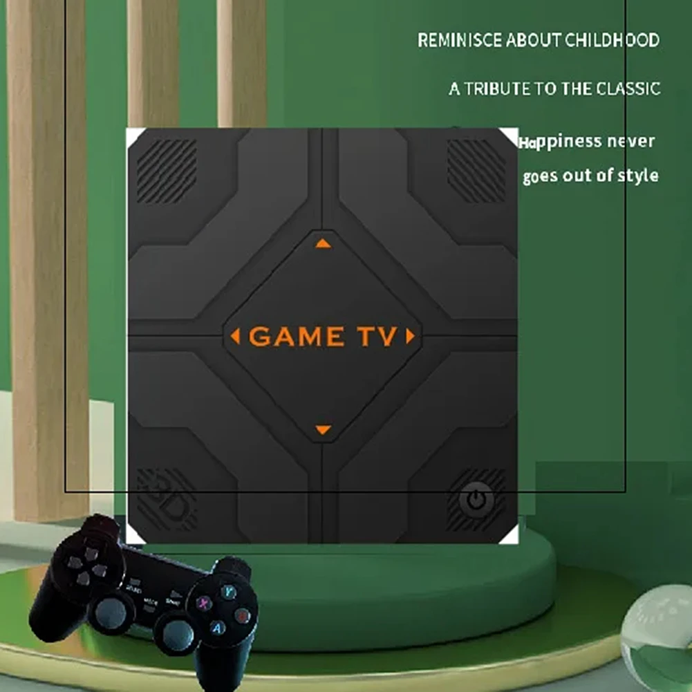 Домашняя игровая консоль ALLOYSEED V5 с двумя беспроводными контроллерами 2 4 ГГц