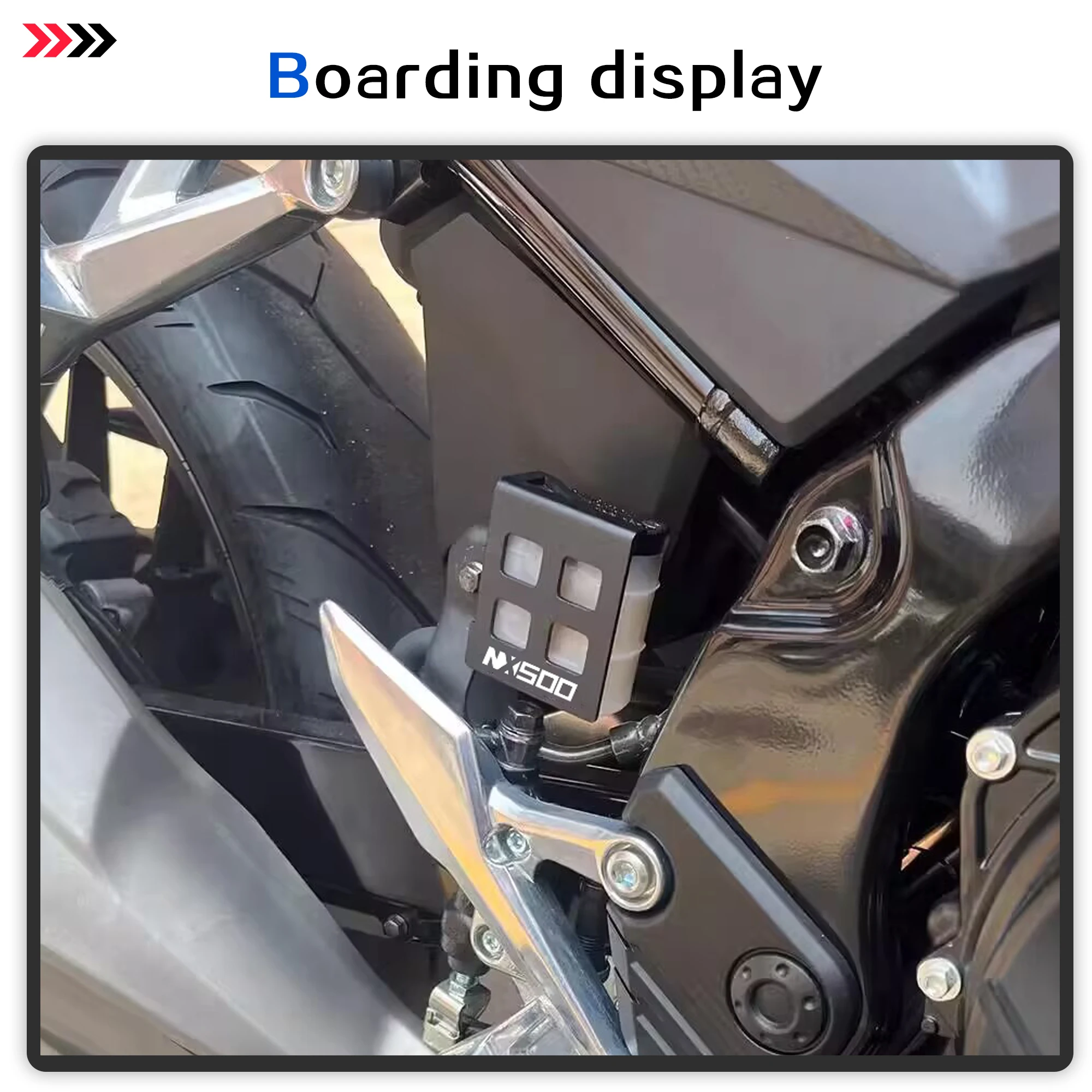 Задний тормозной резервуар для мотоцикла NX 500 NX400 защитная крышка жидкости насоса