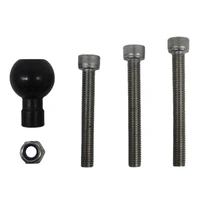 motorcycle handlebar clamp base w 1 ball m8 screw for ram mounts moto phone holder handlebar bolt bracket moto accessories