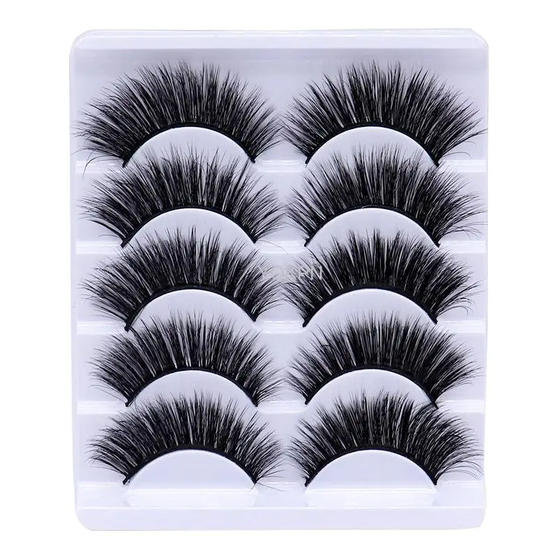 

New Thick Mink Lashes Stage Performances False Eyelashes Fluffy Wispy Natural Long Eyelash Makeup Extension Makeup Lashes