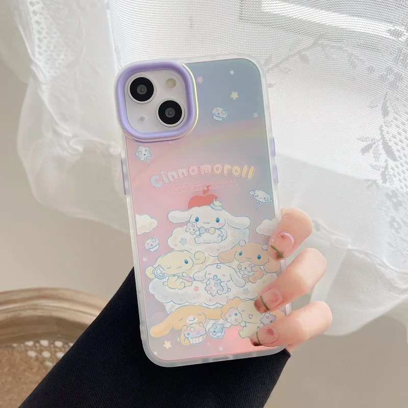 

Cartoon Cinnamon Dog Rainbow Phone Case Cover for IPhone 7 8 Plus 11 12 13 Pro X XR XS Max Shockproof Cases for IPhone 13 Case