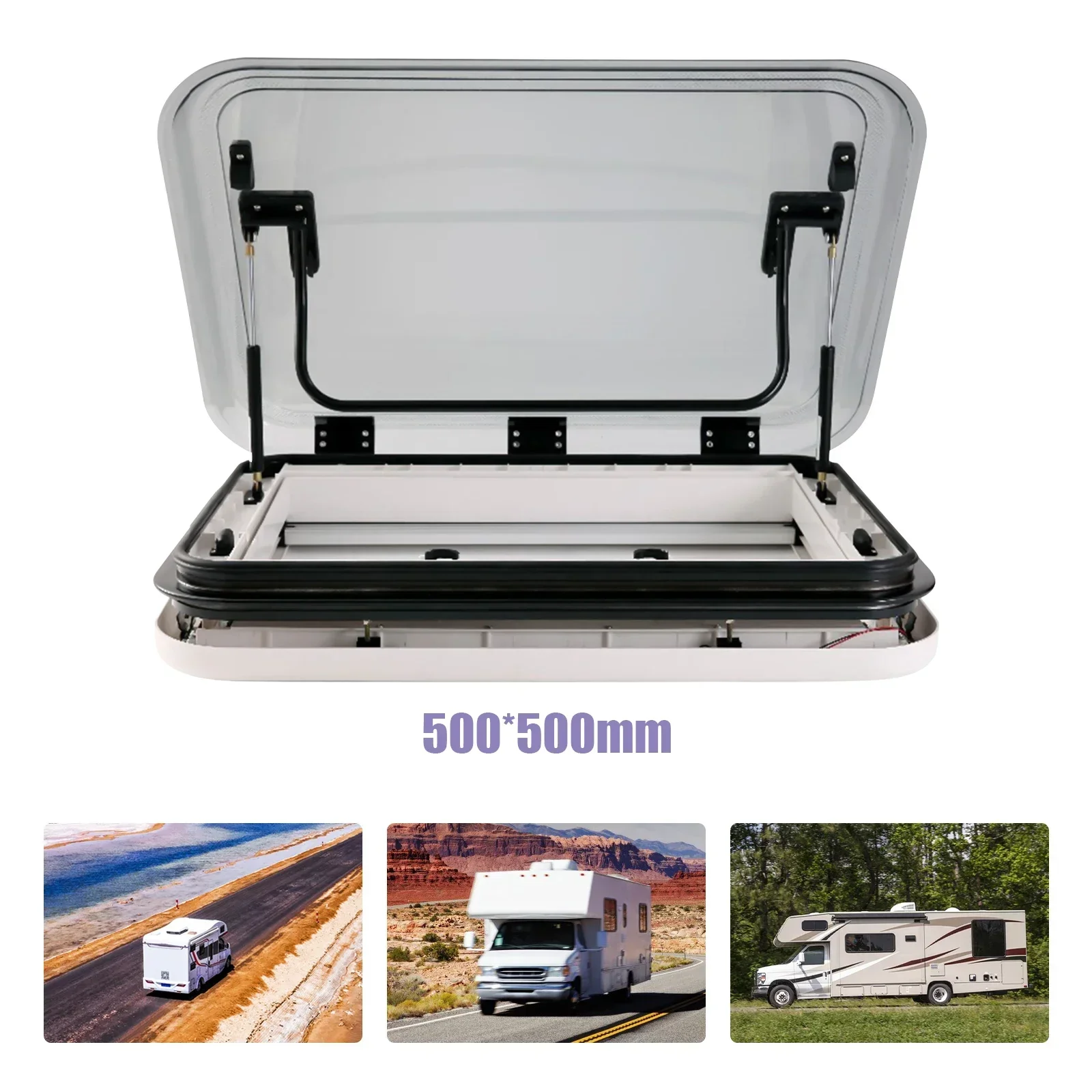 Для большого автофургона RV Skylight крыша Вентиляционный люк 3 размера с
