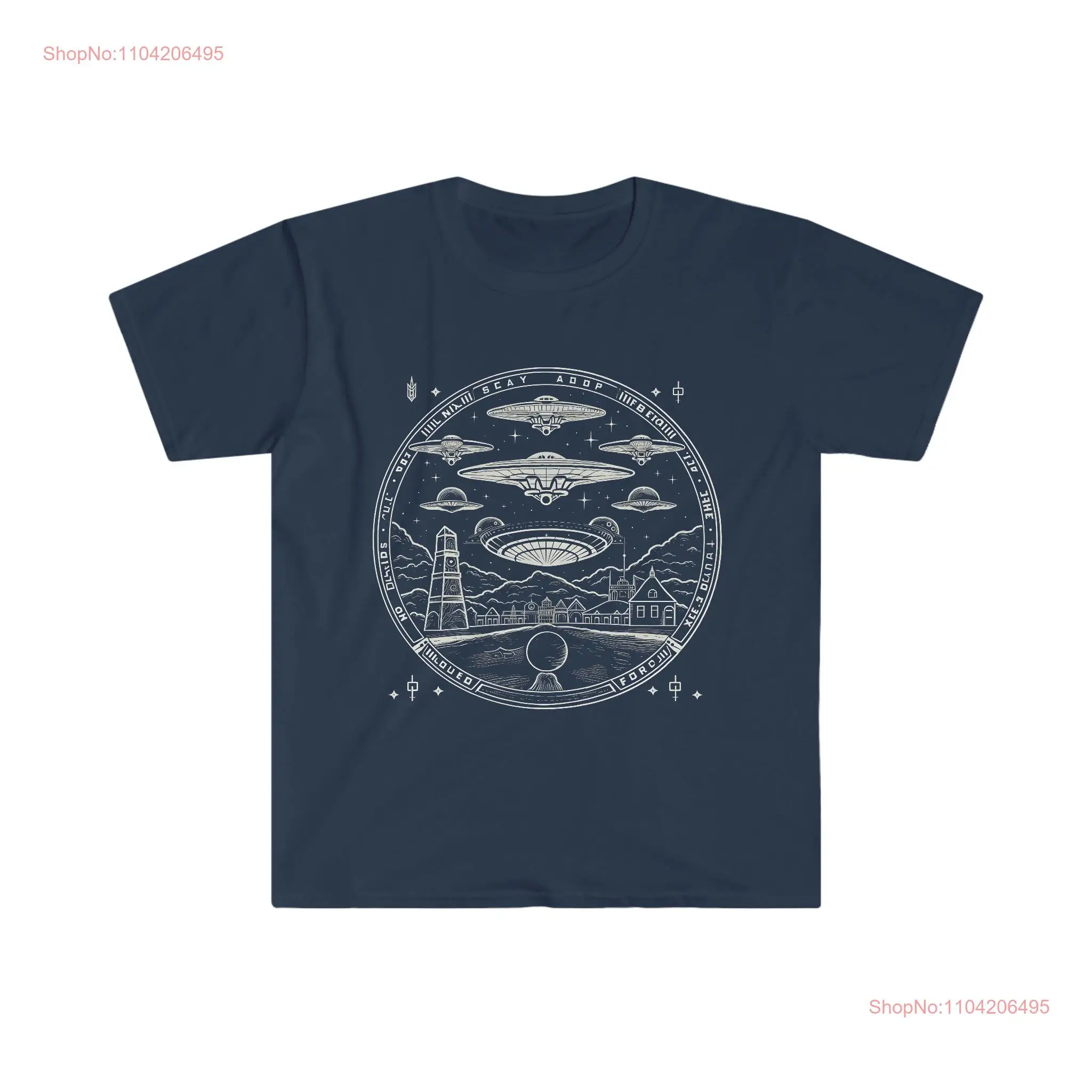 Футболка Night Sky Softstyle с длинными или короткими рукавами