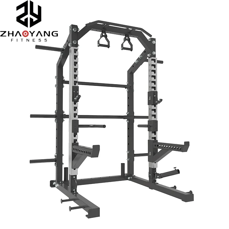 Smith Machine Два в одном Рама для приседаний Стойка тренажерного зала