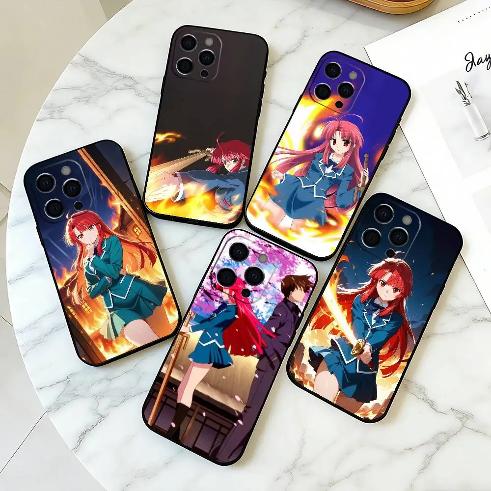 Фото Чехол для телефона F-Firebending A-Ayano K-Kannagi для iPhone 17, 16, 15, 14, 13, 12, 11 Plus, Pro Max и других моделей, мягкий черный чехол №1