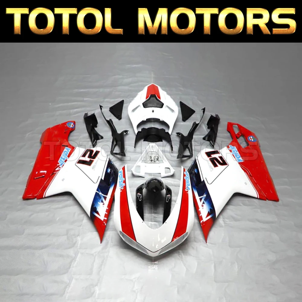

Motorcycle Fairings Kit Fit For 848 1098 1198 2007-2012 Bodywork Set High Quality Abs Injection Red White Black