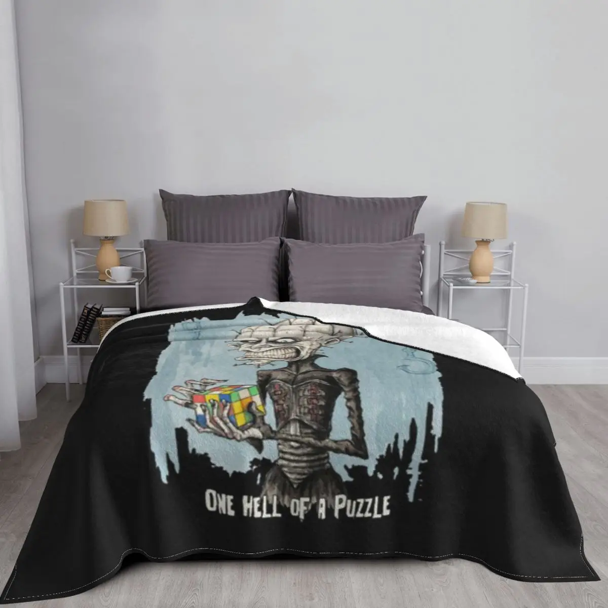 Один ад головоломки. Ультрамягкое одеяло из микрофлиса.