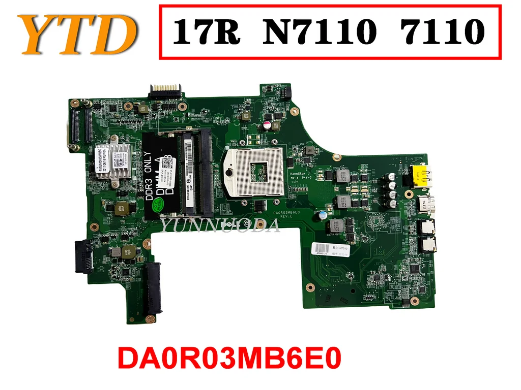 

Оригинальная материнская плата для ноутбука DELL 17R N7110 7110, оригинальная детская плата для ноутбука 0XMP5X XMP5X DA0R03MB6E0, протестирована, хорошая Бесплатная доставка