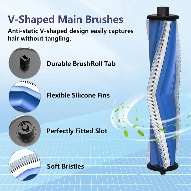 Для робота-пылесоса ECOVACS Deebot T30S Omni/Max/Pro Max основная боковая щетка фильтры Hepa