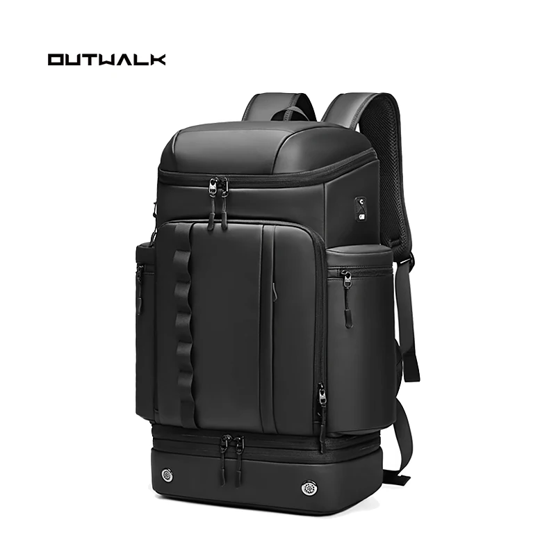 Outwalk Backpack Large Capacity Waterproof Travel Backpacks Fashion School Backpack for Teenager Big Bag Men