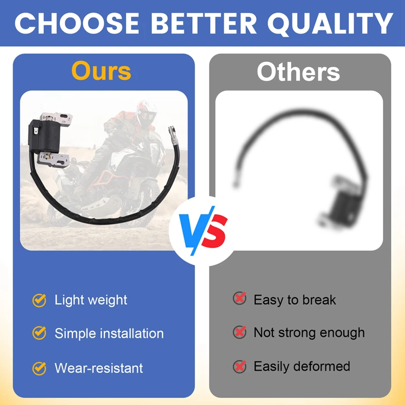 2 комплекта высокого давления катушки зажигания для Kawasaki FC400V FC420V John Deere LX172 LX176 240