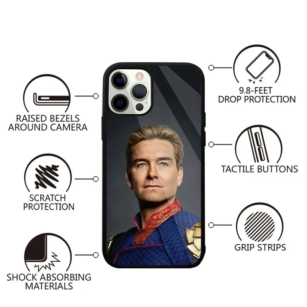 Чехол для телефона H-HomelanderS с сильным магнитом IPhone 16 15 14 13 Pro Max Plus 11 12 Мини