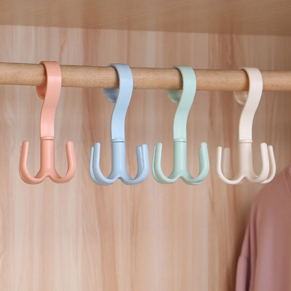 

Bag Scarf Clothes Holder Hanger Cabinets Clothes Rack 360 Degree Rotation Shoes Belt Hanging Rack Clothes Hanger Kitchen Hooks