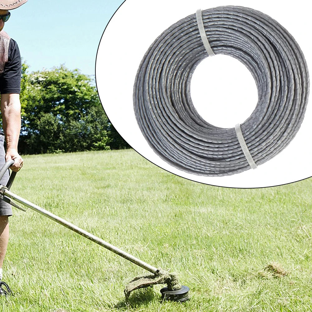 Сменная леска 15 м для триммера газона подходит EasyGrassCut 18/18 230/18 260/18 26 и UniversalGrassCut 26/18