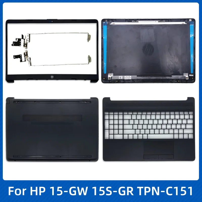 Новый чехол для ноутбука HP 15-GW 15S-GR TPN-C151 задняя крышка ЖК-дисплея передняя панель