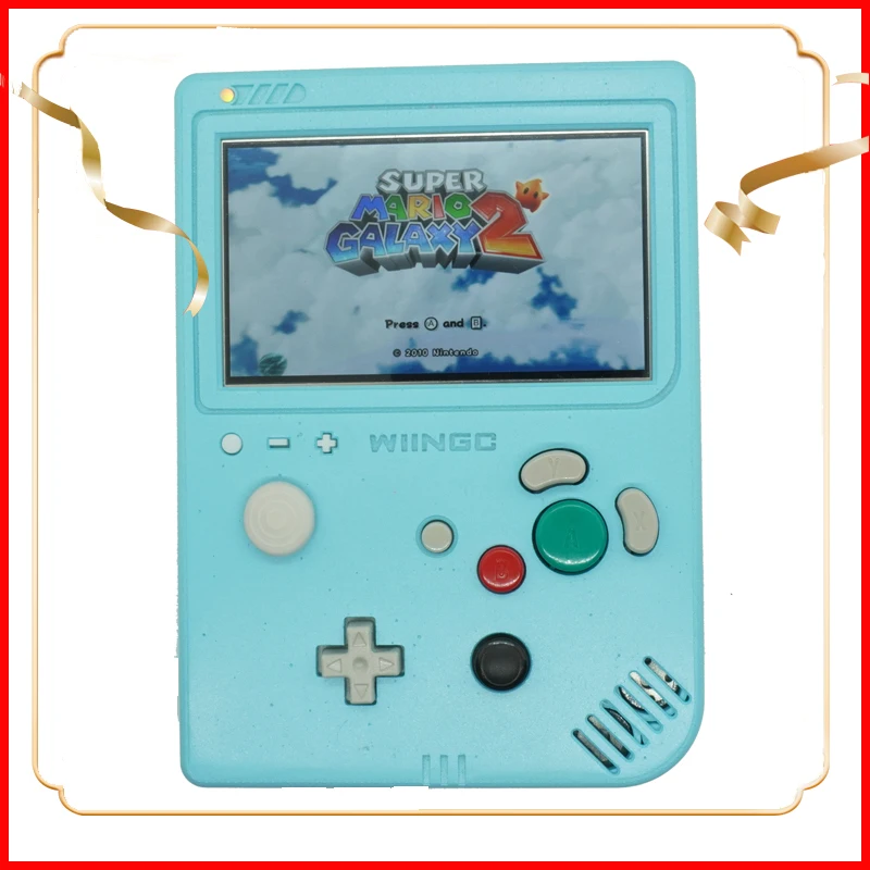 

Оригинальная портативная карманная Консоль 2 в 1 с 4,3 дюймовым IPS ЖК-дисплеем GAMEBOY с двойным джойстиком WII & NGC