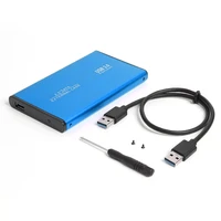 2 5 inch usb 3 0 external hdd enclosure box sata to usb 3 0 hdd hard drive case 5gbps aluminum ssd box support 3tb for laptop pc
